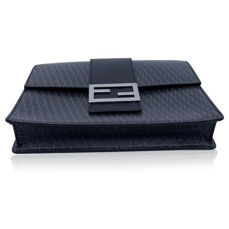 fendi monogram pouch|fendi flat baguette.